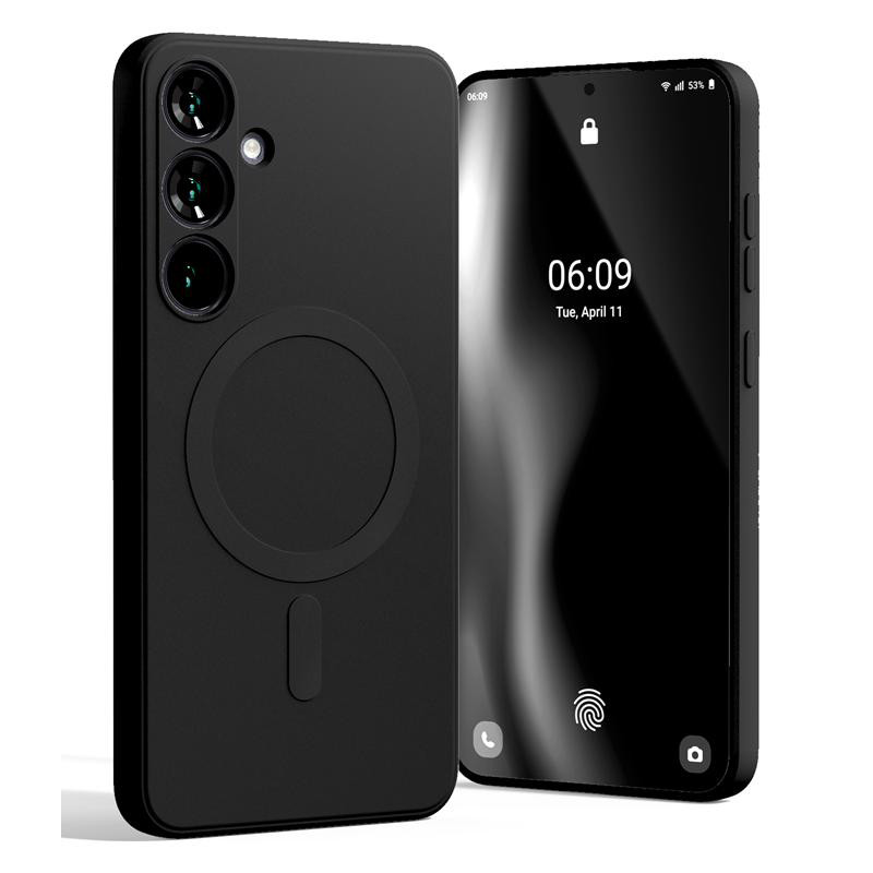 Obrazek Mercury Semi-Silicon Magsafe Samsung S25+ , BLACK / CZARNY