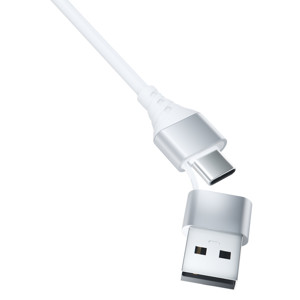 Obrazek 3MK KABEL HYPER 3w1 1,5m Biały USB-A/C do Micro/USB-C/Lightning