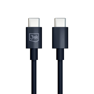 Obrazek 3MK KABEL HYPER USB-C/USB-C 100W 1,2m czarny