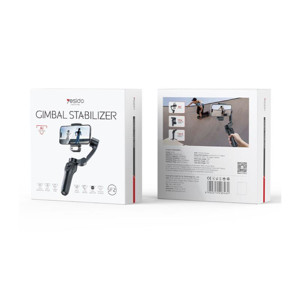 Obrazek Yesido SF21 Gimbal Face Tracking BT5.0 (Tripod) AI 360° 2550mAh, BLACK / CZARNY