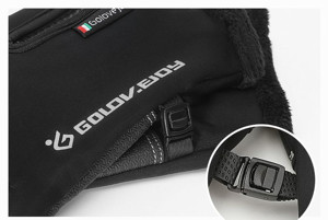 Obrazek RĘKAWICZKI ZIMOWE SPORT DO SMARTPHONE S OCIEPLANE BLACK