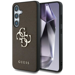 Obrazek GUESS SAMSUNG S25+ GUHCS25MPGT4MBW CLASSIC LOGO BROWN