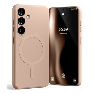 Obrazek Mercury Semi-Silicon Magsafe Samsung S24 FE, PINK SAND / PUDROWY RÓŻ