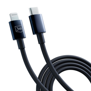 Obrazek 3MK KABEL HYPER USB-C/LIGHTNING 20W 1,2m czarny