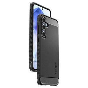 Obrazek SPIGEN RUGGED ARMOR Samsung A55 5G MATTE BLACK