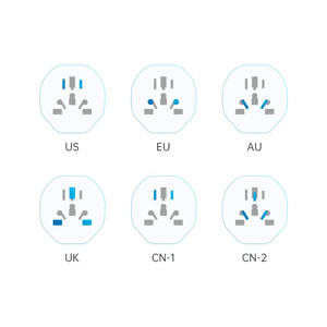 Obrazek TECH-PROTECT ładowarka sieciowa UNIVERSAL TRAVEL ADAPTER