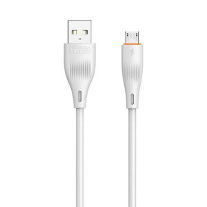 Obrazek KABEL T-PHOX X-LITE MICRO USB WHITE 1M 3A