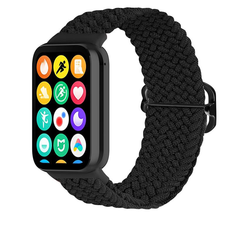 Obrazek Pasek Pleciony Mi Band 8 Pro / 9 Pro (5), BLACK / CZARNY