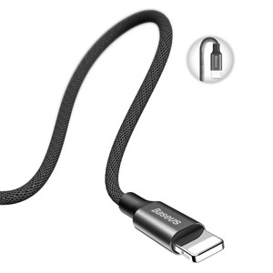 Obrazek KABEL BASEUS YIVEN LIGHTNING BLACK 1.8M