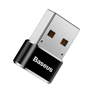 Obrazek ADAPTER BASEUS USB-C/USB-A 3A BLACK