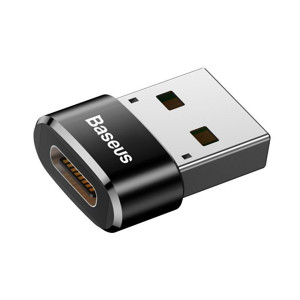 Obrazek ADAPTER BASEUS USB-C/USB-A 3A BLACK