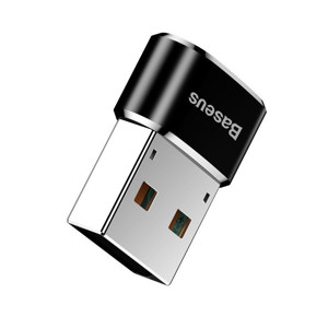 Obrazek ADAPTER BASEUS USB-C/USB-A 3A BLACK