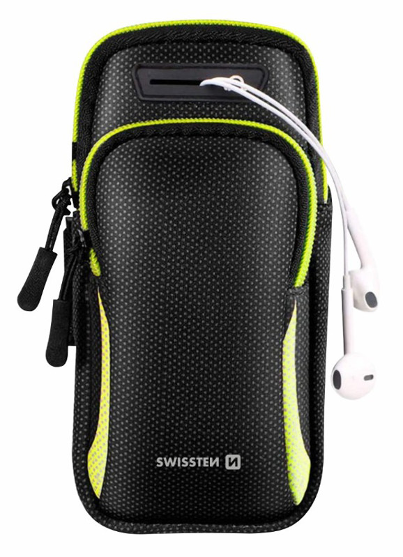 Obrazek Swissten Armbag Case Black
