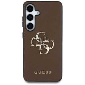 Obrazek GUESS SAMSUNG S25 GUHCS25SPGT4MBW CLASSIC LOGO BROWN