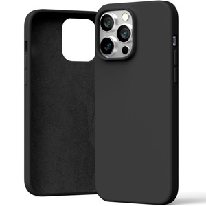 Obrazek MERCURY SILICONE CASE IPHONE 15 PRO MAX (6.7), BLACK / CZARNY