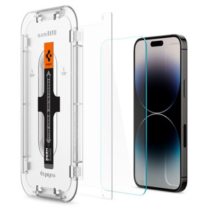 Obrazek SPIGEN GLAS.TR EZ FIT IPHONE 14 PRO CLEAR + ADAPTER