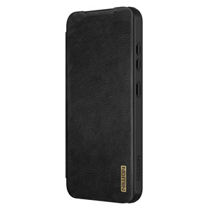 Obrazek Nillkin Qin Pro Leather Case Samsung S25+, BLACK / CZARNY