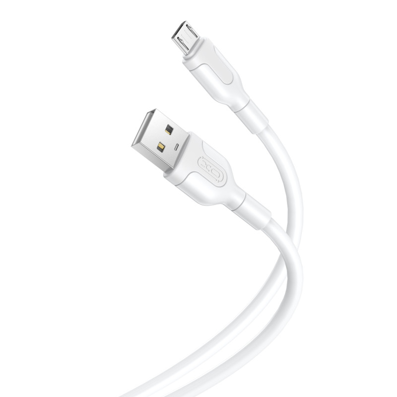 Obrazek XO KABEL NB212 USB-MICRO 2,1A WHITE 1M