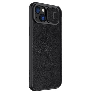 Obrazek Nillkin Qin Pro Leather Case Iphone 15 Plus (6.7), BLACK / CZARNY