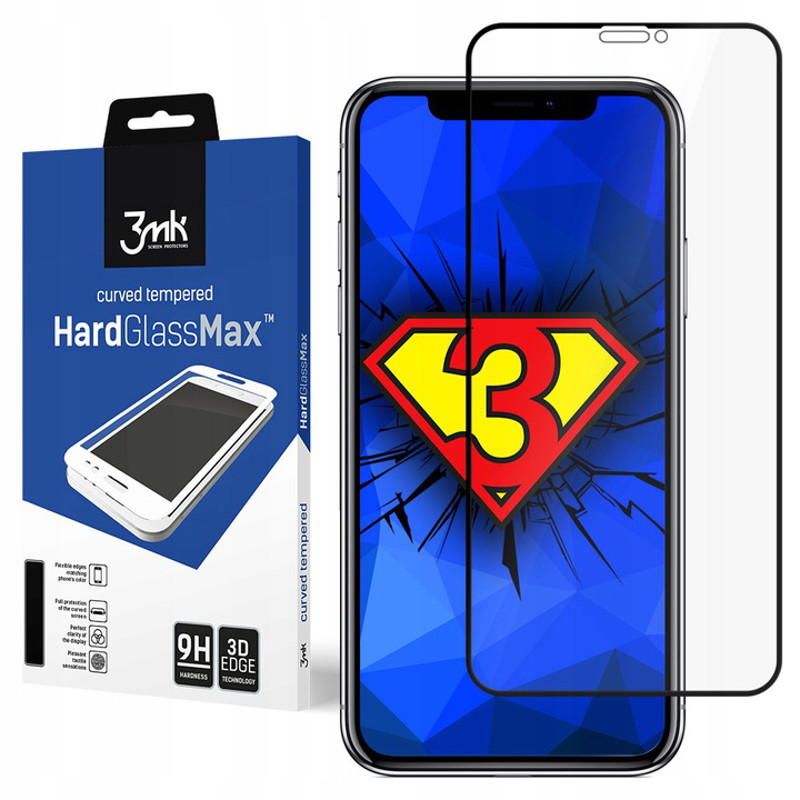 Obrazek 3MK Hard Glass MAX iPhone 7+ Biały