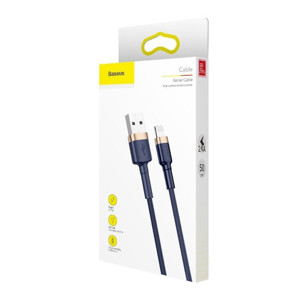 Obrazek KABEL BASEUS CAFULE USB/LIGHTNING 2.4A 1M GOLD/NAVY