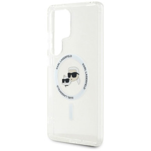 Obrazek KARL LAGERFELD SAMSUNG S25 ULTRA WHITE CHOUPETTE&KARL HEADS KLHMS25LHLSKCH