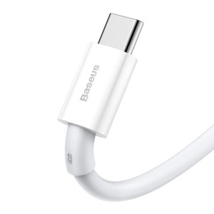 Obrazek KABEL BASEUS SUPERIOR SERIES USB/USB-C 66W 1M WHITE