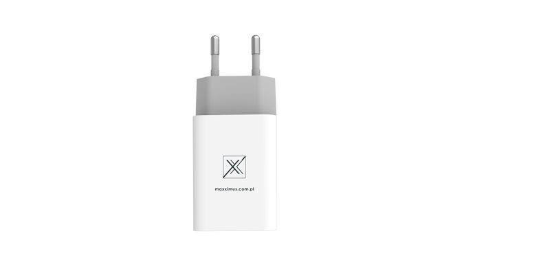 Obrazek Ładowarka sieciowa Maxximus Urban 2.1A Lightning, 2xUSB