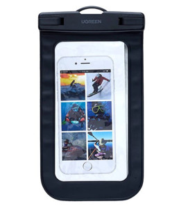 Obrazek Ugreen wodoodporny pokrowiec LP716 na telefon IPX8 do czarny