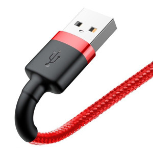 Obrazek KABEL BASEUS CAFULE USB/LIGHTNING 2.4A 1M RED