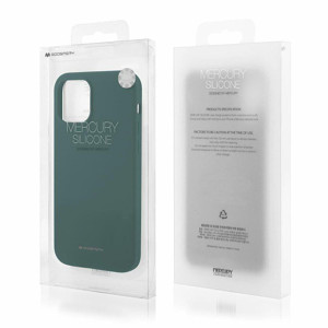 Obrazek MERCURY SILICONE CASE IPHONE 14 PLUS (6.7), GREEN / ZIELONY