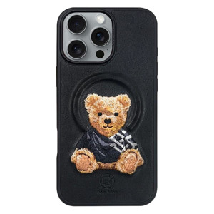 Obrazek Etui Zuck Bear EVERLEY MAGSAFE IPHONE 16 BLACK / CZARNY