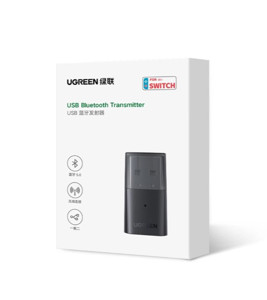 Obrazek Ugreen adapter Bluetooth do słuchawek CM408 Playstation/Nintendo Switch czarny