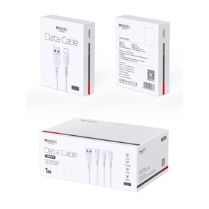 Obrazek Yesido Kabel CA71 USB-Lightning 2A (20szt.) 1m, WHITE / BIAŁY