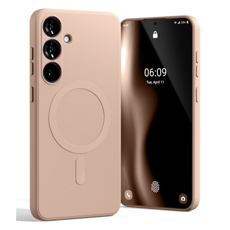 Obrazek Mercury Semi-Silicon Magsafe Samsung S25+ , PINK SAND / PUDROWY RÓŻ