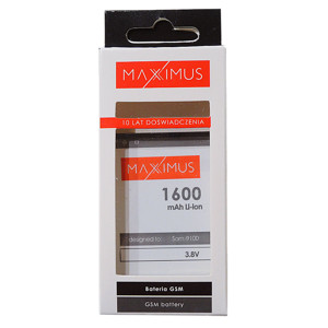 Obrazek Bateria MAXXIMUS Samsung i9100 1600 mAh EB-F1A2GBU