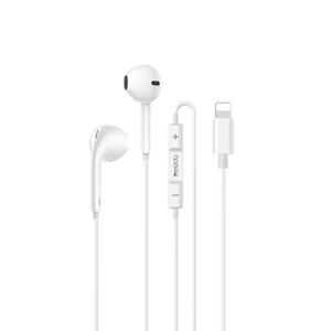 Obrazek Yesido Słuchawki Douszne YH50 Lightning 120cm, WHITE / BIAŁY