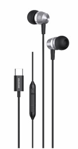 Obrazek SŁUCHAWKI PRZEWODOWE SWISSTEN USB-C BLACK