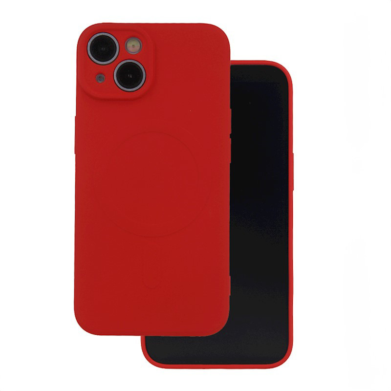 Obrazek Etui Simple Color Mag iPhone 16e CZERWONY / RED
