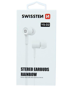 Obrazek SŁUCHAWKI PRZEWODOWE SWISSTEN YS-D2 WHITE