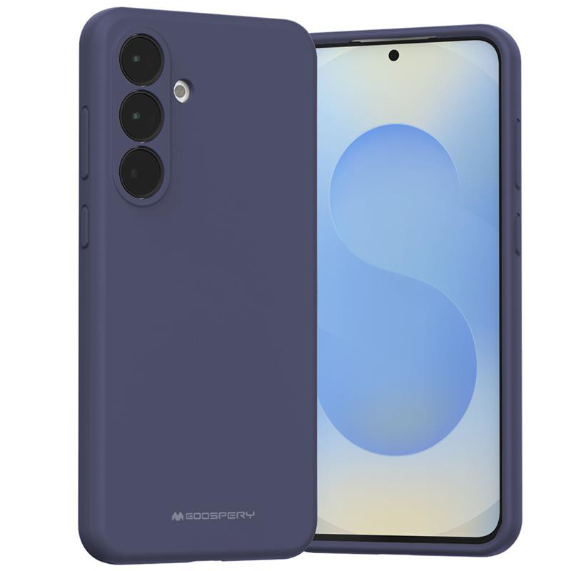 Obrazek Mercury Silicone Case Samsung S25 FE LAVENDER GRAY / LAWENDOWY