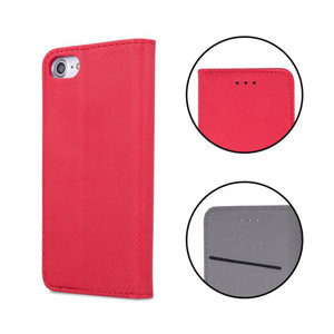 Obrazek Etui Smart Magnet do Xiaomi Redmi 14C 4G/5G / Redmi A4 / Poco C75, CZERWONY