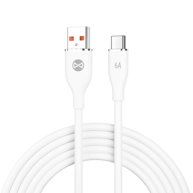 Obrazek Forever kabel USB - USB-C 1,0 m 6A biały