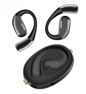 Obrazek SŁUCHAWKI T-PHOX TRAN-WORLD A60 AI TRANSLATOR BLACK