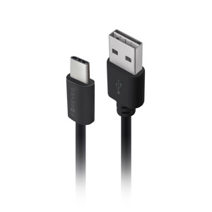Obrazek Forever ładowarka samochodowa M02 1x USB 2A czarna + kabel USB-C