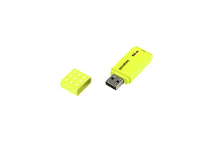 Obrazek PenDrive 2.0 GOODRAM NEO 64GB YELLOW / ŻÓŁTY
