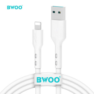 Obrazek BWOO kabel USB - Lightning 1m 3A biały X172L