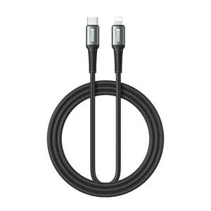 Obrazek BWOO kabel Pleciony USB-C - Lightning 2m 30W czarny