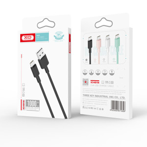 Obrazek XO KABEL NB156 USB/USB-C BIAŁY 1M
