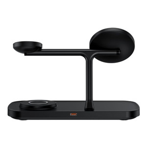 Obrazek TECH-PROTECT ładowarka indukcyjna QI15W-A45 3w1 MAGSAFE MAGNETIC BLACK FOR IOS/ANDROID